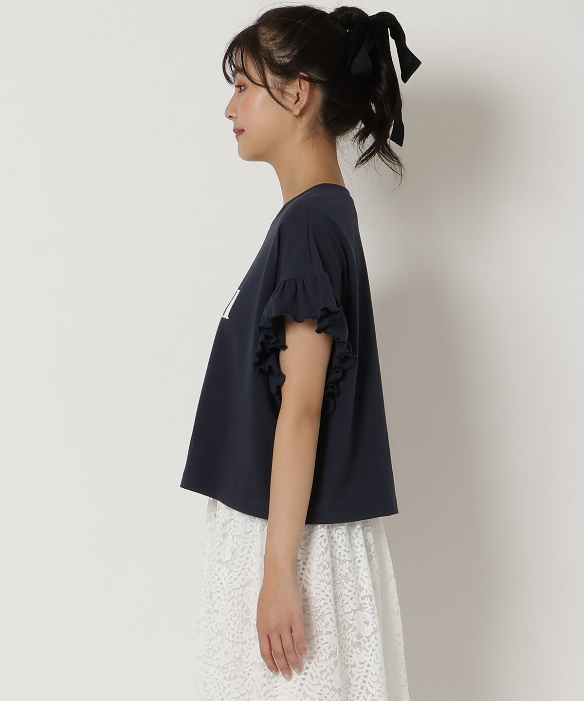 REDYAZEL「フリル袖Tシャツ」|Tシャツ・カットソー|