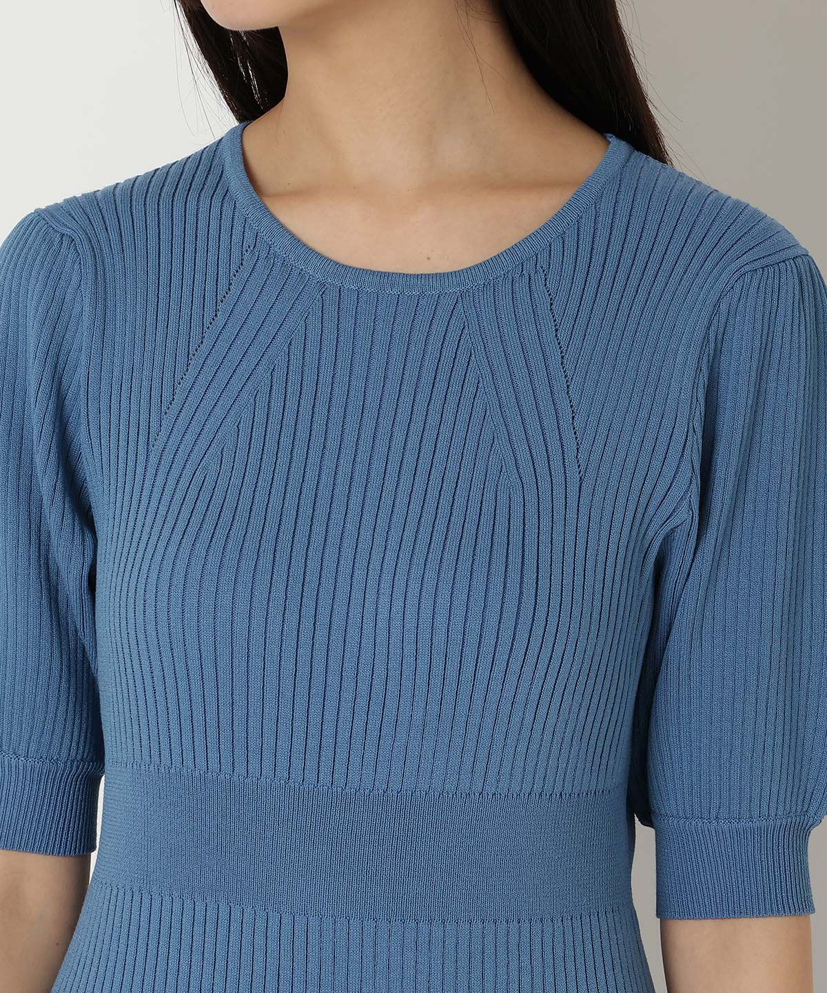 REDYAZEL「レースヘムニットワンピース」|ワンピース|