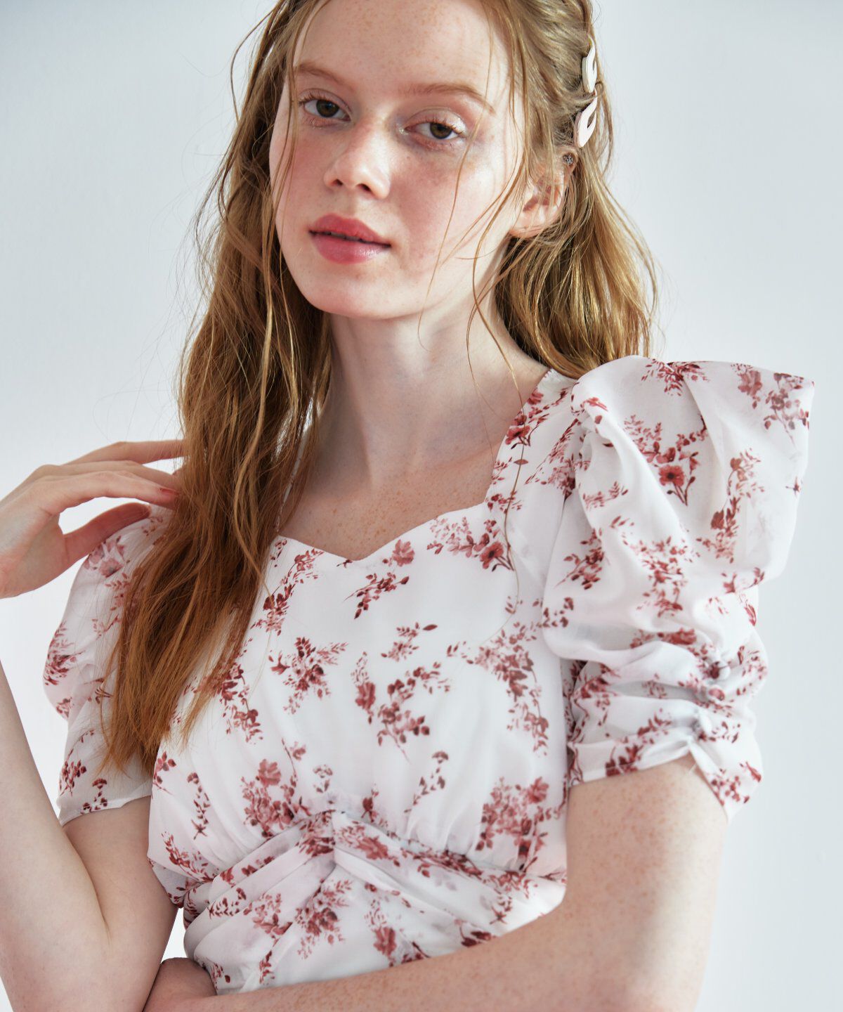 REDYAZEL「フラワープリントワンピース」|ワンピース|