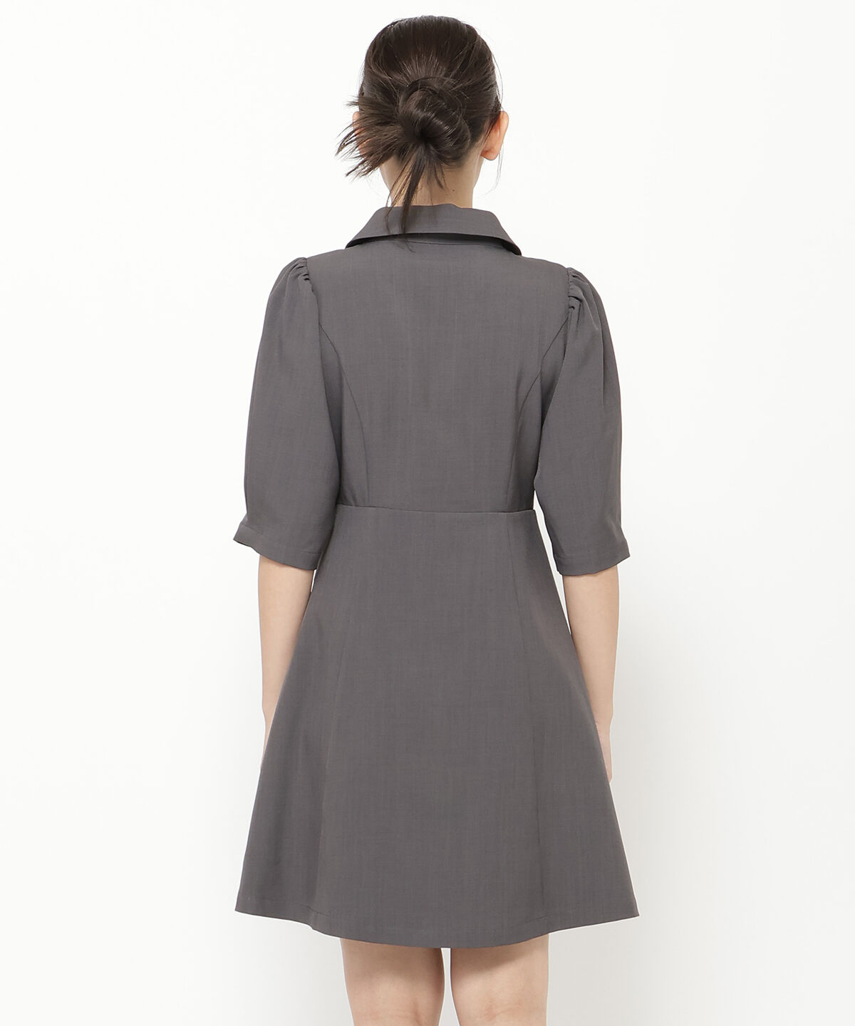 REDYAZEL「ジャケットレイヤードアシメミニワンピース」|ワンピース|