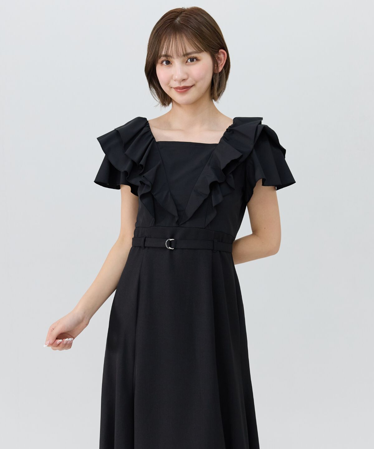 REDYAZEL「フリルドッキングワンピース」|ワンピース|