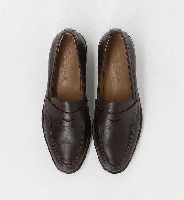 ODETTE E ODILE「ペニーローファー フラット25&darr;&uarr;」|ローファー|DK.BROWN