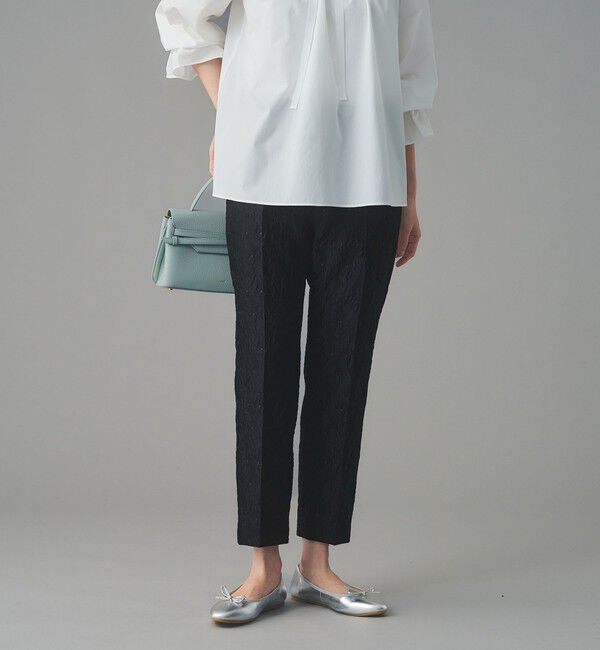 UNITED ARROWS「GISHA 2トーン ジャガード パンツ」|スラックス|