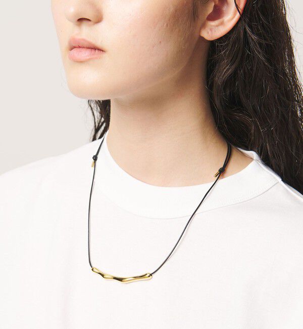 UNITED ARROWS「バートップ コードネックレス」|ネックレス|GOLD