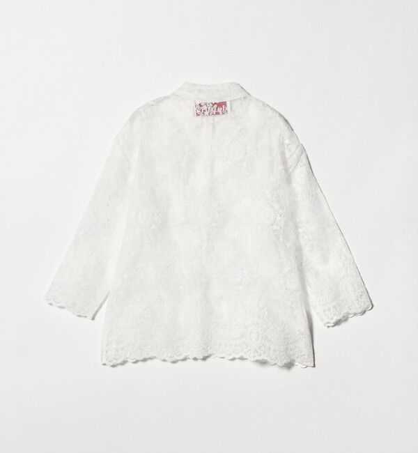 UNITED ARROWS「＜dahl&rsquo;ia＞8分袖 シアーシャツ」|Tシャツ・カットソー|