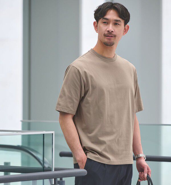 UNITED ARROWS green label relaxing「【WEB限定】JUST fit デイリー ワイド Tシャツ -吸水速乾・抗菌-」|Tシャツ・カットソー|MOCA