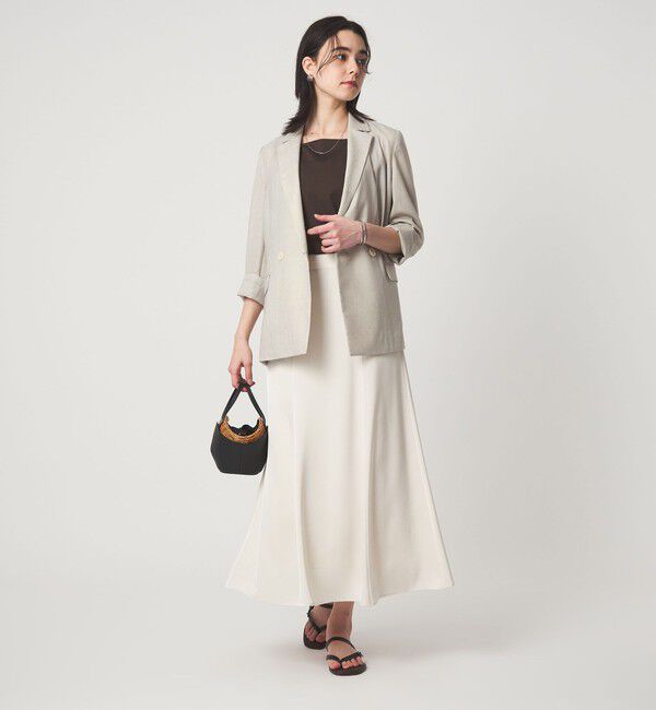 UNITED ARROWS green label relaxing「［size SHORTあり］ライト リネンライク ジャケット UVカット 通気性」|テーラードジャケット|