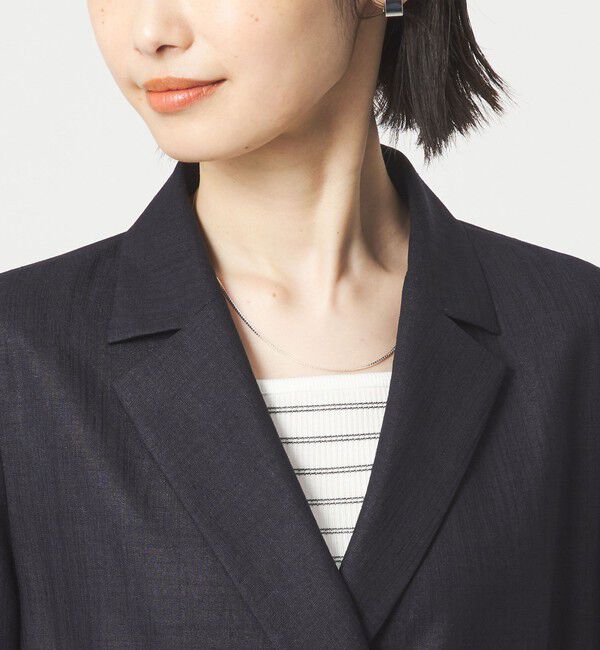 UNITED ARROWS green label relaxing「［size SHORTあり］ライト リネンライク ジャケット UVカット 通気性」|テーラードジャケット|