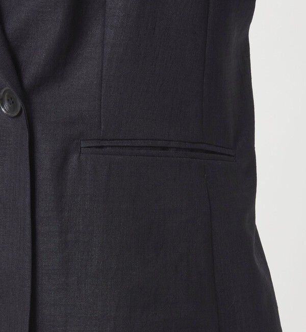 UNITED ARROWS green label relaxing「［size SHORTあり］ライト リネンライク ジャケット UVカット 通気性」|テーラードジャケット|