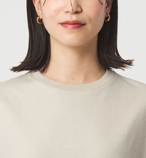 UNITED ARROWS green label relaxing「【WEB限定】＜at ease＞ドロスト カットソー 接触冷感 UVカット 遮熱」|Tシャツ・カットソー|