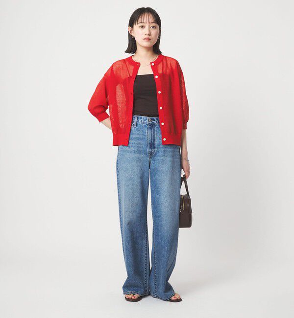 UNITED ARROWS green label relaxing「シアー カーディガン ニット ウォッシャブル」|カーディガン|