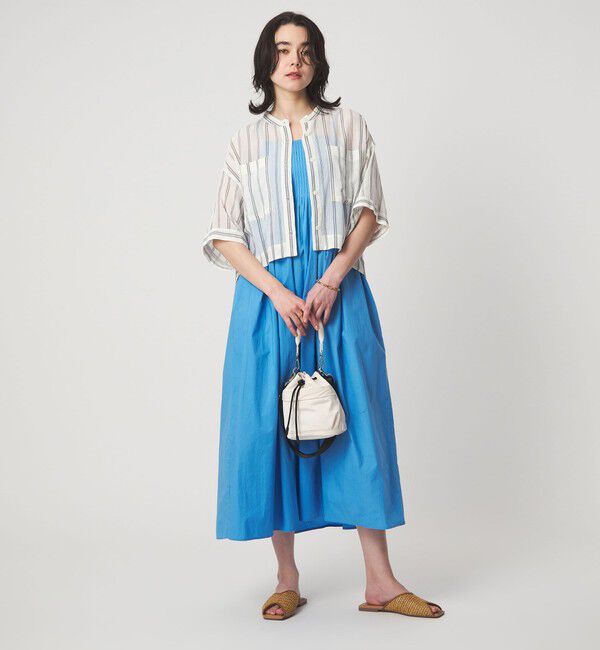 UNITED ARROWS green label relaxing「100/2 ポケット ストライプ シャツ」|シャツ・ブラウス|