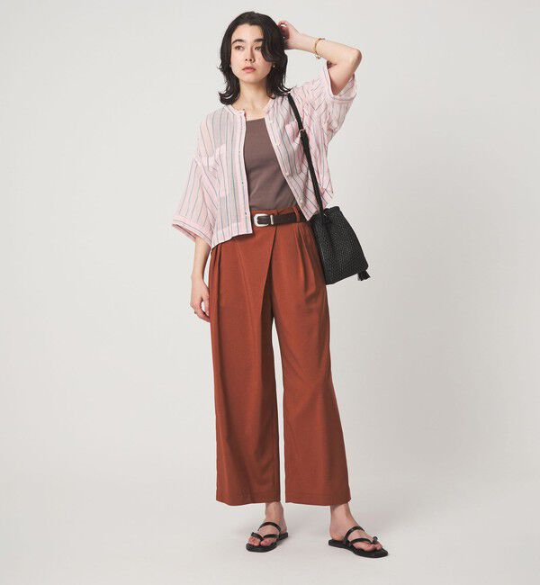 UNITED ARROWS green label relaxing「100/2 ポケット ストライプ シャツ」|シャツ・ブラウス|