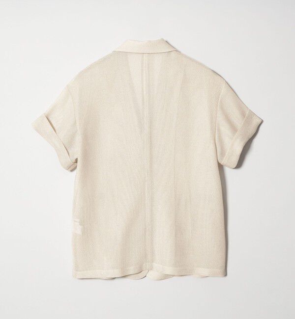 EMMEL REFINES「＜EMMEL REFINES＞EM カラミ 3ボタン ショートスリーブ ジャケット」|テーラードジャケット|