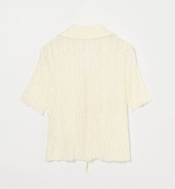 EMMEL REFINES「＜EMMEL REFINES＞カットレース リボン トップス」|Tシャツ・カットソー|