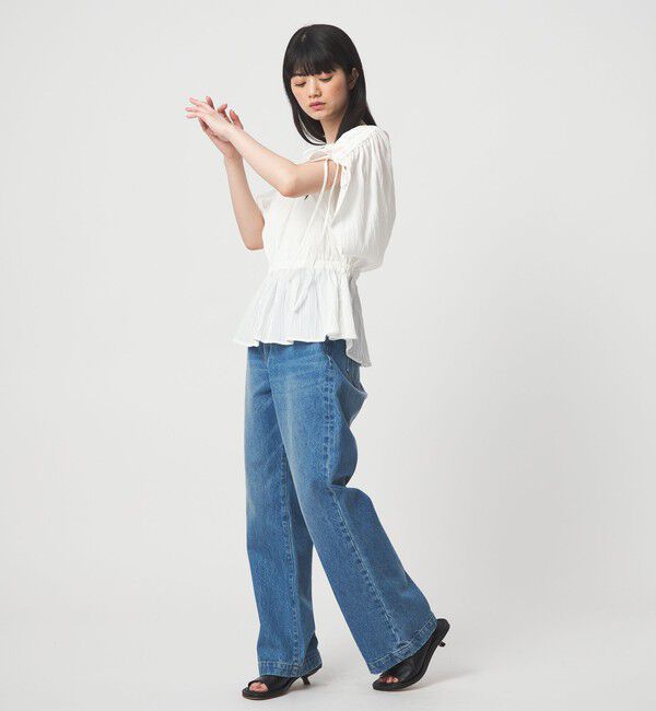 EMMEL REFINES「＜EMMEL REFINES＞EM ドロストスリーブ ブラウス」|シャツ・ブラウス|