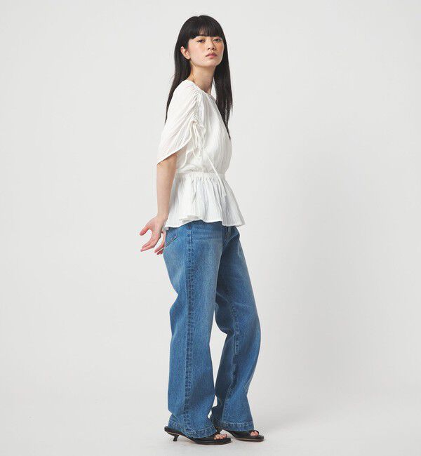 EMMEL REFINES「＜EMMEL REFINES＞EM ドロストスリーブ ブラウス」|シャツ・ブラウス|