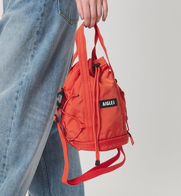 BEAUTY&YOUTH UNITED ARROWS「＜AIGLE＞コンパクト 2WAY ドロストバッグ」|ショルダー・メッセンジャー|ORANGE