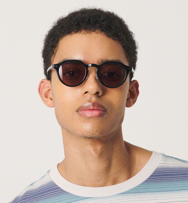 BEAUTY&YOUTH UNITED ARROWS「【別注】＜KANEKO OPTICAL（金子眼鏡）＞Matt マット ダークレンズ サングラス」|サングラス|BLACK