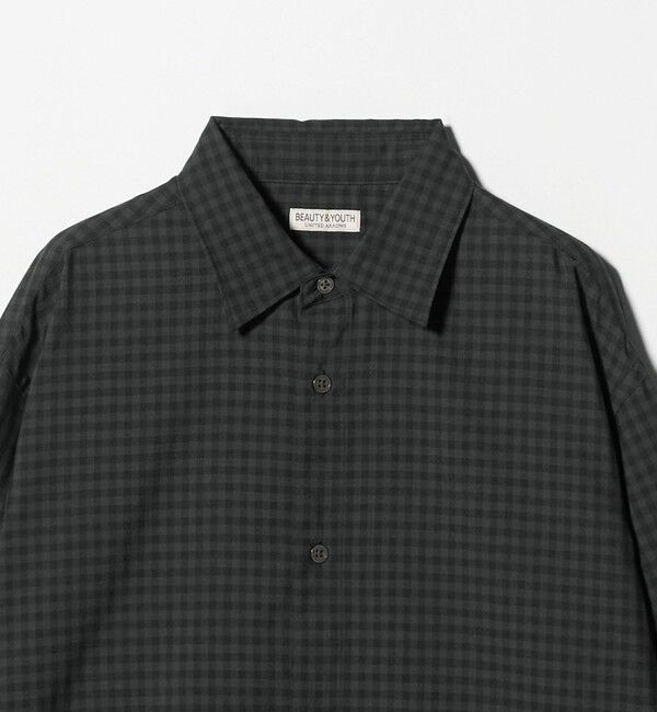 BEAUTY&YOUTH UNITED ARROWS「ギンガム チェック レギュラー シャツ GRANDE TAPERD型」|シャツ・ブラウス|
