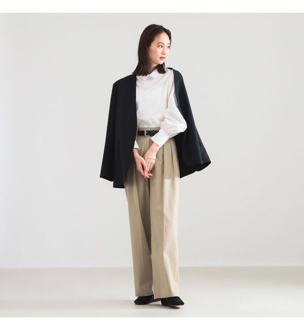 Demi-Luxe BEAMS 「グログラン カラー ブラウス」|シャツ・ブラウス|