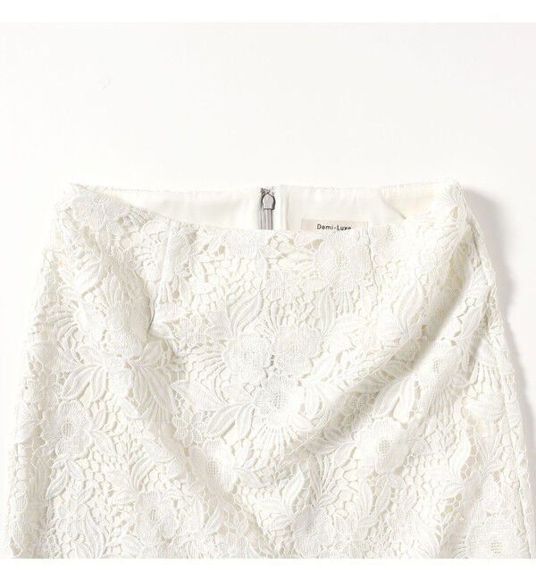 Demi-Luxe BEAMS 「ブロッサム レース スカート」|スカート|