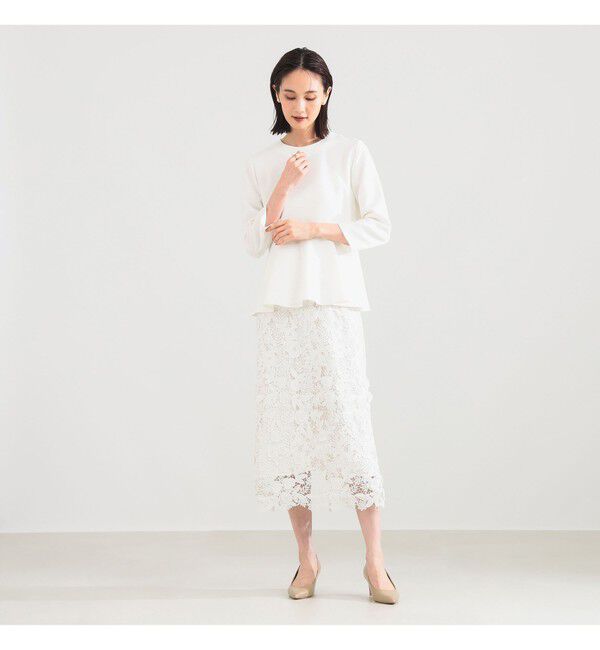 Demi-Luxe BEAMS 「ブロッサム レース スカート」|スカート|