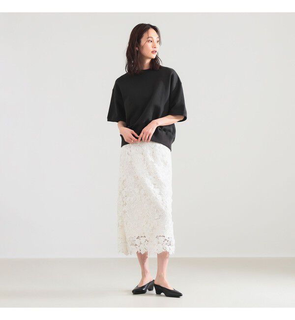 Demi-Luxe BEAMS 「ブロッサム レース スカート」|スカート|