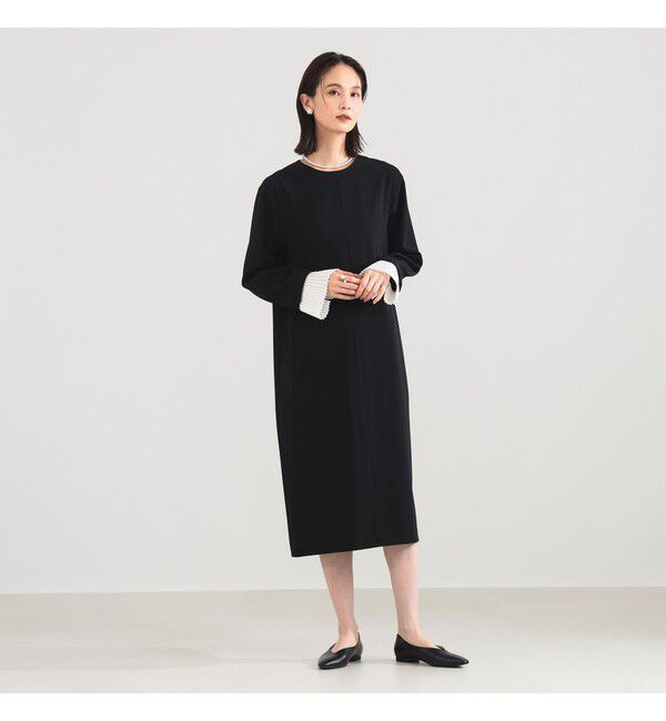 Demi-Luxe BEAMS 「プリーツカフス ワンピース＊」|ワンピース|