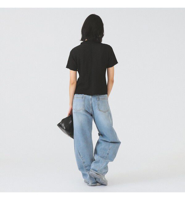 Ray BEAMS 「リブ ジップ ポロ カーディガン」|カーディガン|