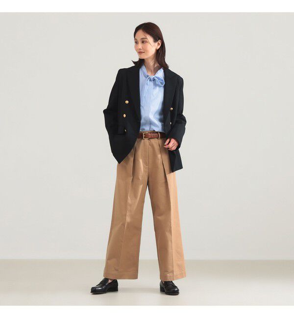 Demi-Luxe BEAMS 「コットン リボンタイ シャツ」|シャツ・ブラウス|