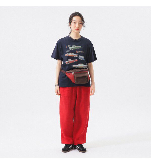 BEAMSBOY「リネン ソリッド イージー」|チノ|