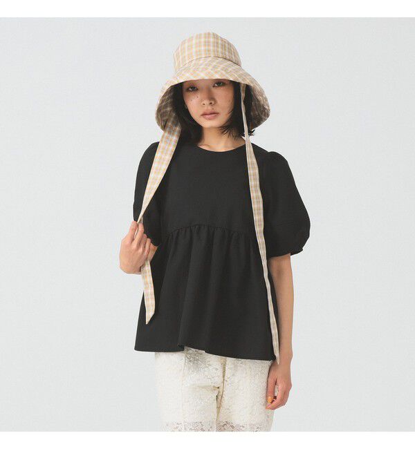 Ray BEAMS 「ランタンスリーブ ギャザー ブラウス」|シャツ・ブラウス|