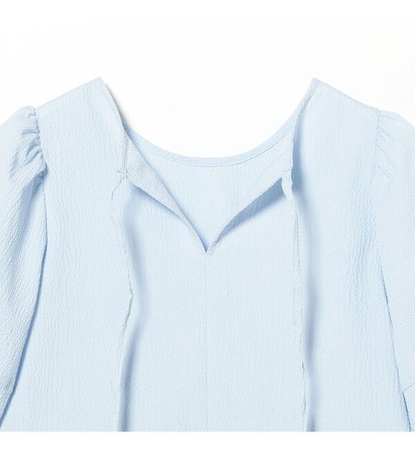 Ray BEAMS 「ランタンスリーブ ギャザー ブラウス」|シャツ・ブラウス|