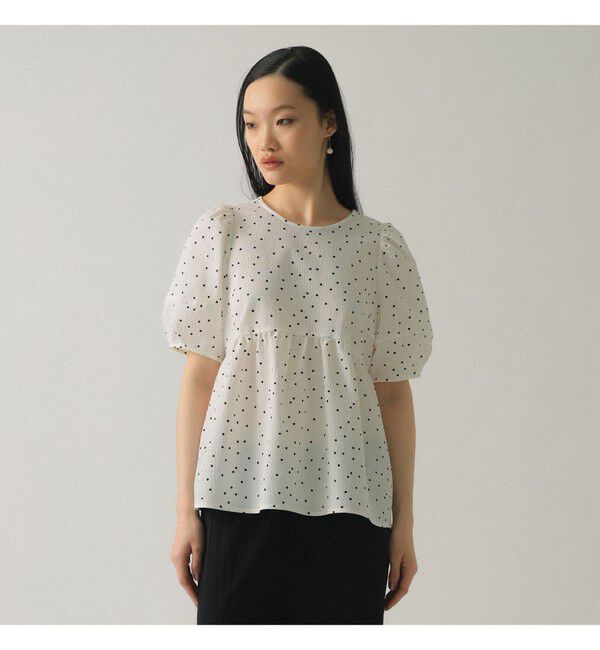 Ray BEAMS 「ランタンスリーブ ギャザー ブラウス」|シャツ・ブラウス|Dot