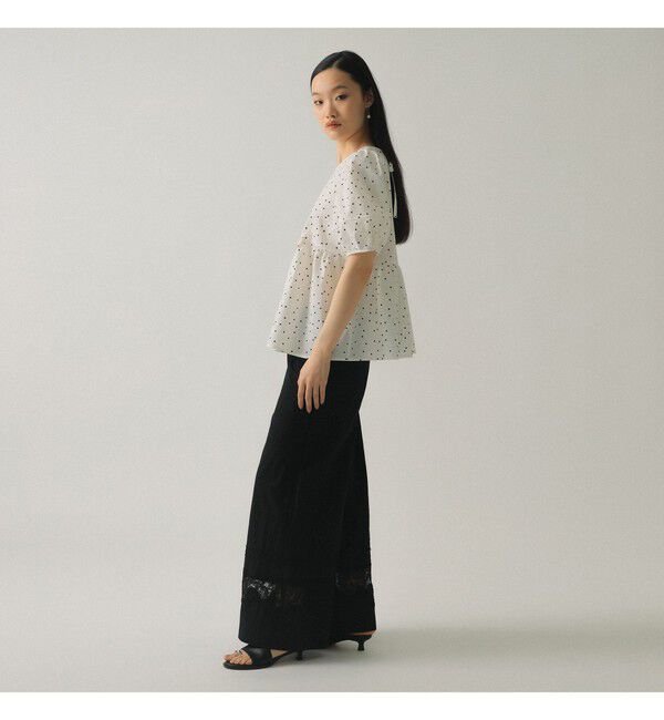 Ray BEAMS 「ランタンスリーブ ギャザー ブラウス」|シャツ・ブラウス|