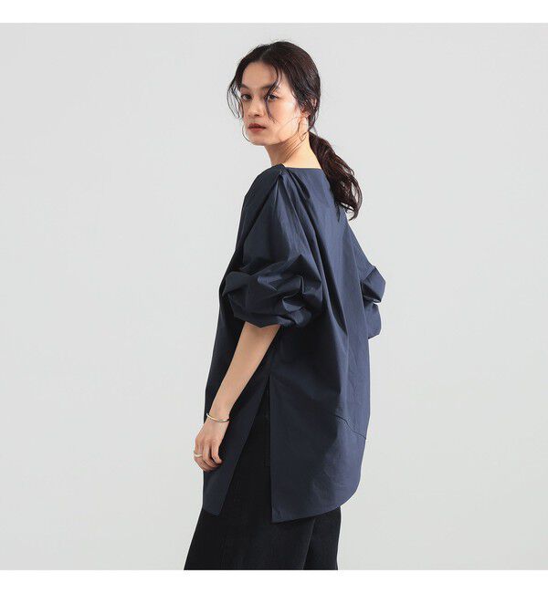 Demi-Luxe BEAMS 「ギャザー ショルダー ブラウス」|シャツ・ブラウス|