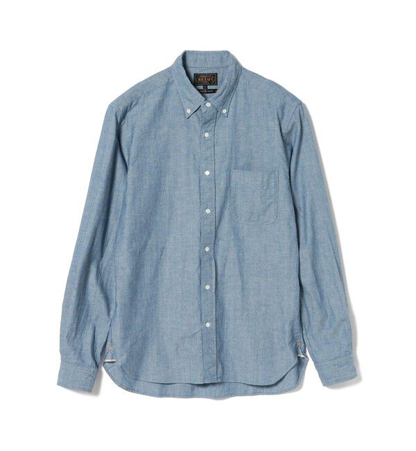 BEAMS PLUS「BEAMS PLUS / シャンブレー ボタンダウン シャツ」|シャツ・ブラウス|