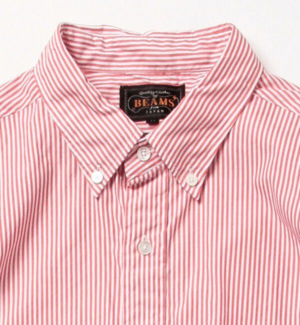 BEAMS PLUS「BEAMS PLUS / コットンブロード ロンドンストライプ ボタンダウン シャツ」|シャツ・ブラウス|