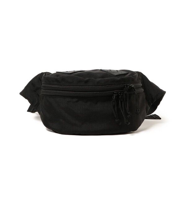 BEAMS PLUS「2 Zip Waist Pack」|トートバッグ|BLACK