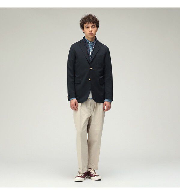 BEAMS PLUS「コンバット ウール 3ボタン ブレザー」|テーラードジャケット|