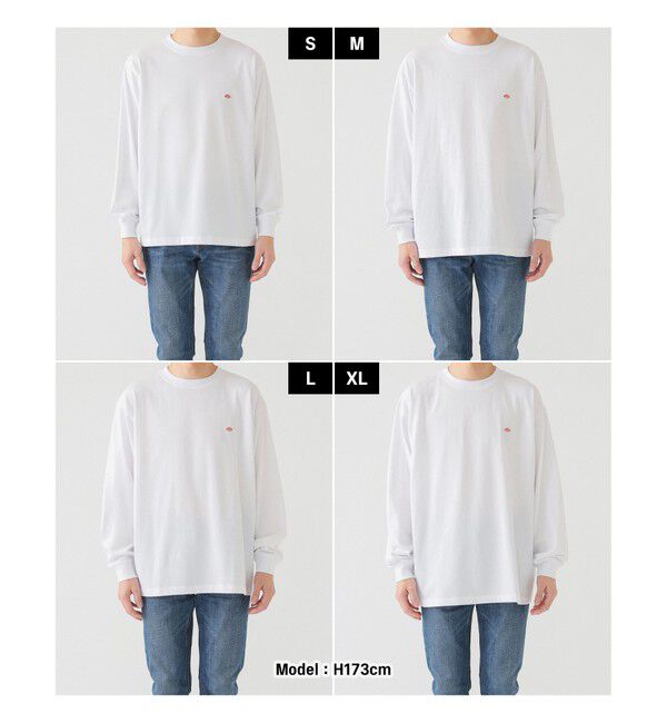 BEAMS「DANTON / クルーネック ロングスリーブ Tシャツ」|Tシャツ・カットソー|