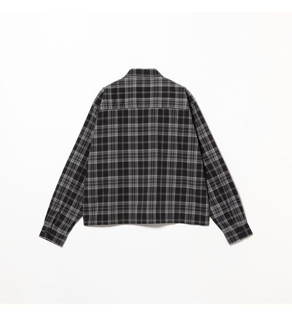 BEAMS「ショートレングス チェックシャツ 【ワイドショートフィット】」|シャツ・ブラウス|