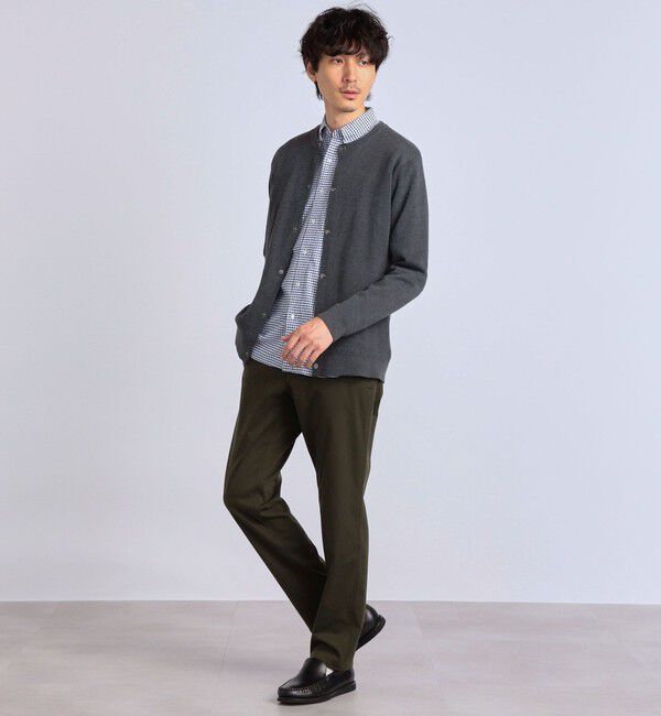 SHIPS any「SHIPS any: 〈手洗い可能〉 ミラノリブ クルーネック カーディガン 24SS◇」|カーディガン|