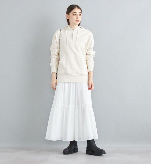 SHIPS for women「〈手洗い可能〉綿ドビー ティアード ギャザースカート◇」|スカート|