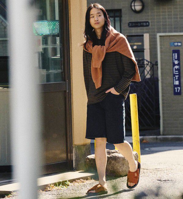 SHIPS any「MOON STAR 810S: ALLPE MODI エイトテンス オルパ モディ(オートミール/ブラック)◇」|サンダル|