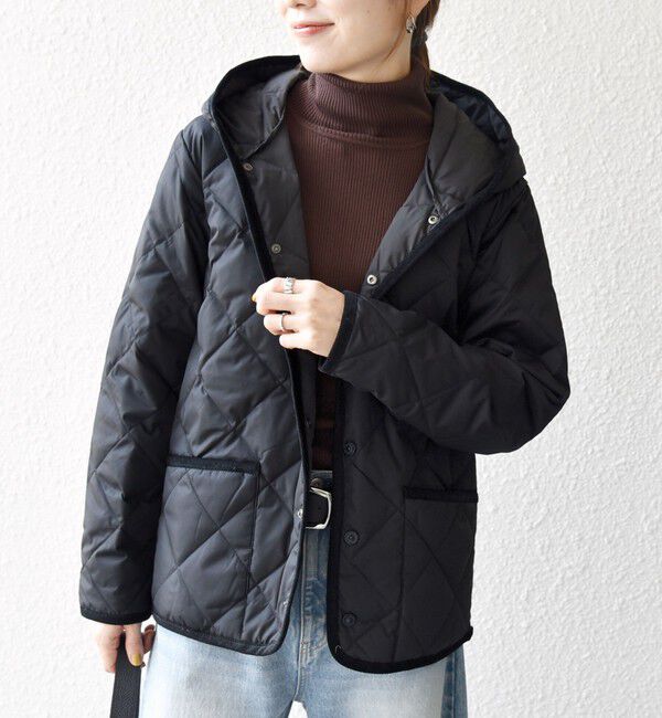 SHIPS any「【SHIPS any別注】TAION:〈手洗い可能〉パイピング フード ジャケット」|ダウン|