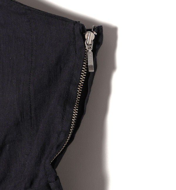 SHIPS for women「〈手洗い可能〉ストレッチ リネン ベアトップ サロペット」|ワンピース|