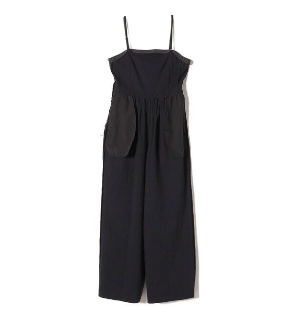 SHIPS for women「〈手洗い可能〉ストレッチ リネン ベアトップ サロペット」|ワンピース|