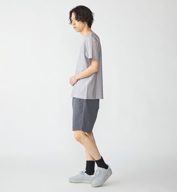 SHIPS「SHIPS: ジャカード マイクロ ボーダー Tシャツ」|Tシャツ・カットソー|